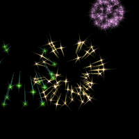 Gif animé feux d'artifices 241